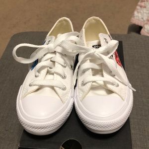 Worn once, kid sneakers